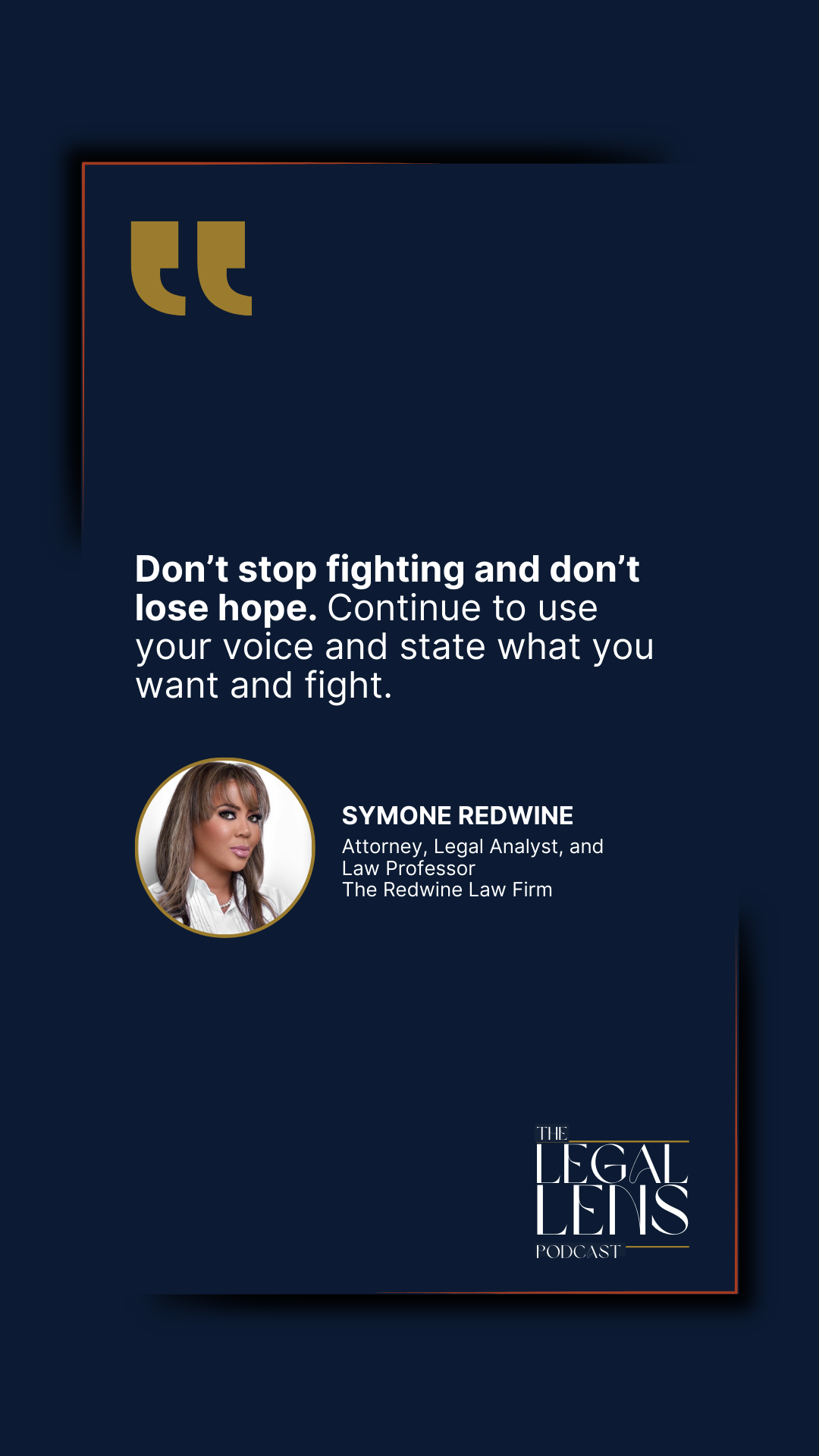 A quote from Symone Redwine during a conversation in which we discussed Texas redistricting in 2025. 