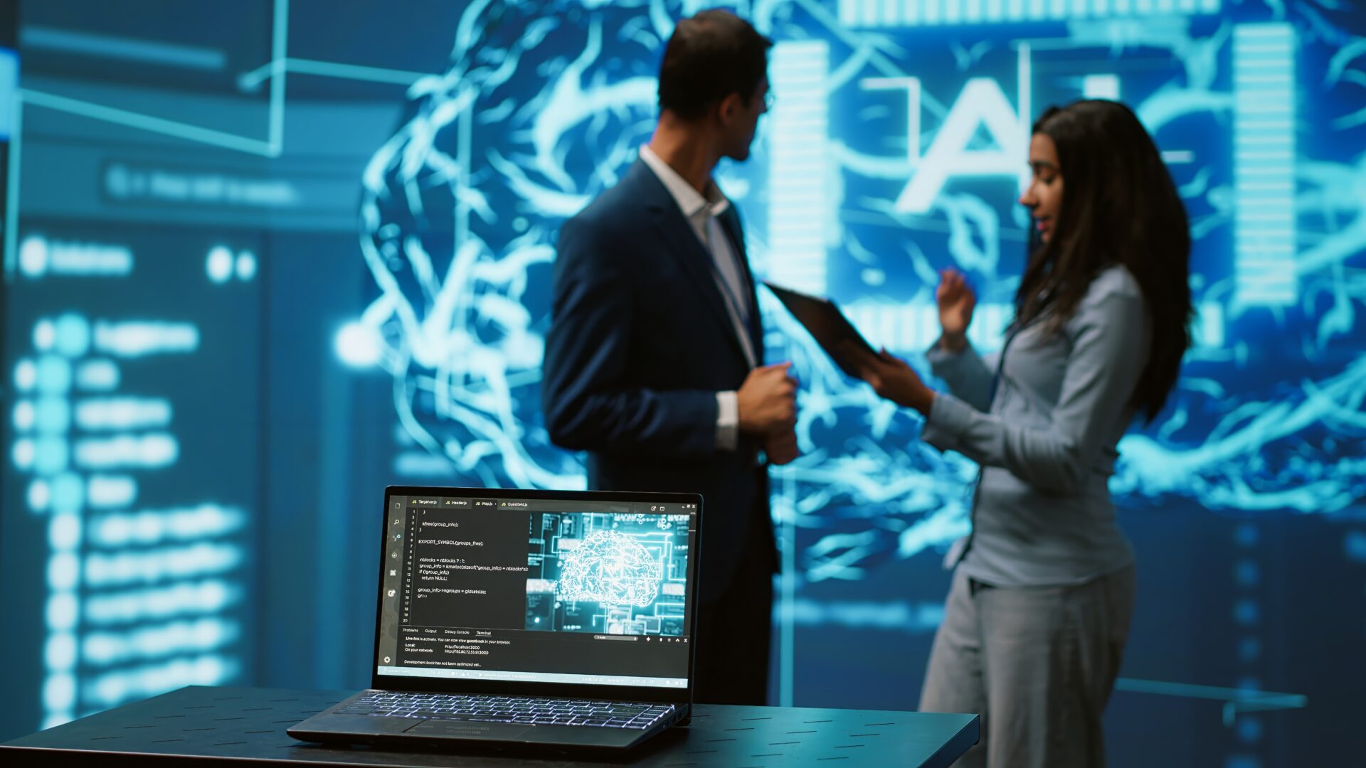 A visualization of AI making a hiring decision, which was at the heart of a potential artificial intelligence law update on the heels of the recent Harper v. Sirius XM Radio, LLC, AI discrimination lawsuit.